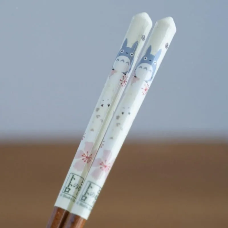 Studio Ghibli lacquered Chopsticks sketches My Neighbor Totoro cherry tree 21 cm